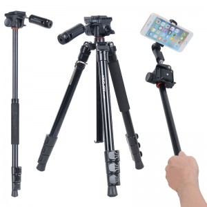 カメラとスマートフォン用のKingjoyミニ三脚キットBT-158